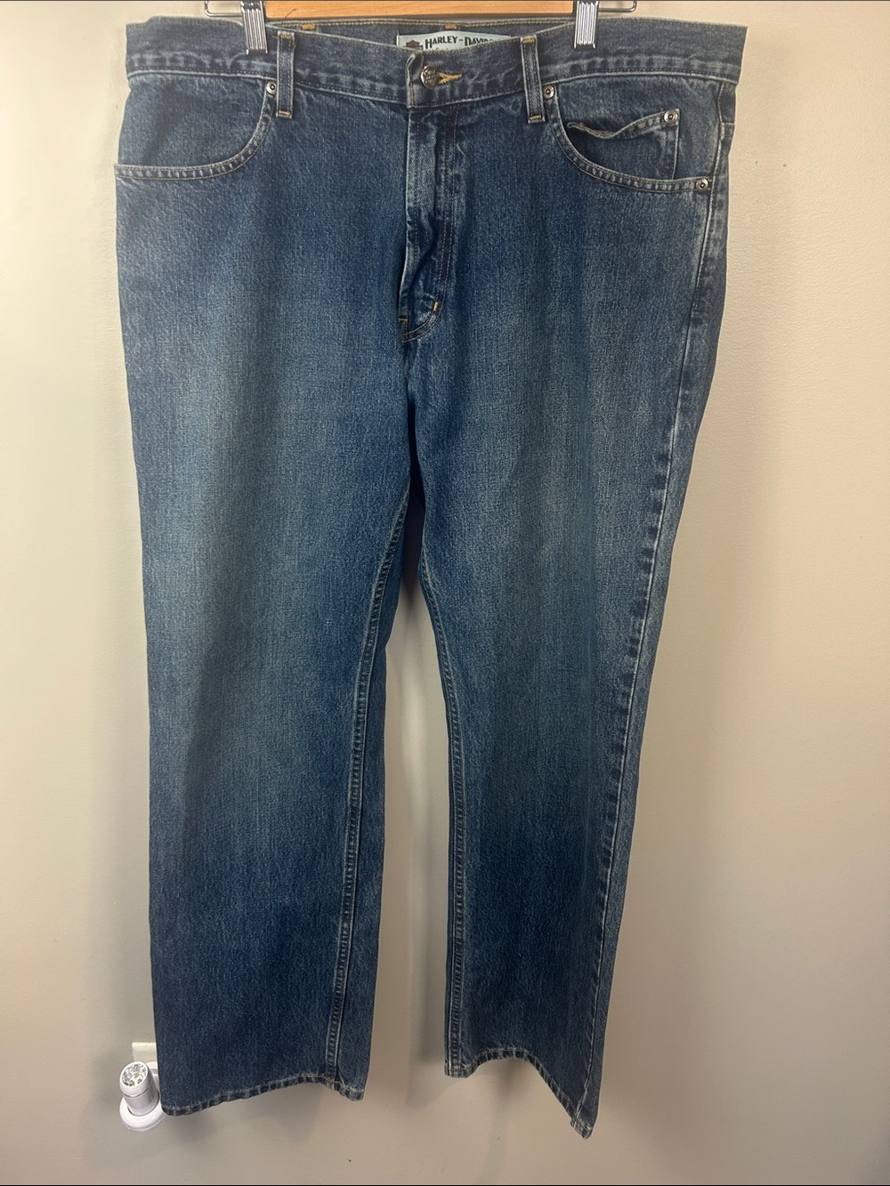 Harley-Davidson Genuine MotorClothes Boot Cut Jeans Men’s 38 Blue